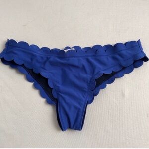 Abercrombie and Fitch violet scalloped bikini bottom
